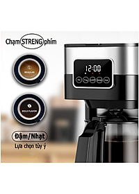 Máy pha cà phê tự động cao cấp Shardor CM1429TA-GS 1500ml - Hàng Nhập Khẩu