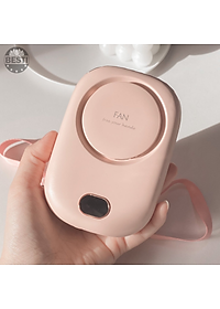 Quạt Mini Tích Điện Đeo Cổ Thời Trang Besti Y01,  3 Tốc Độ Gió Siêu Mát, Chạy Siêu Êm, Dung Lượng Pin 2000mAh, Phù Hợp Khi Chạy Bộ, Đi Du Lịch , Văn Phòng, Đi Chơi- Hàng Chính Hãng