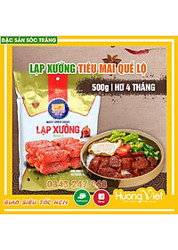Đặc Sản Sóc Trăng - Lạp Xưởng Sóc Trăng Mai Quế Lộ Vị Tiêu Tân Huê Viên 500G, Lạp Xưởng Tiêu 4 Sao Cao Cấp Hương Vị Thơm Ngon Đậm Đà