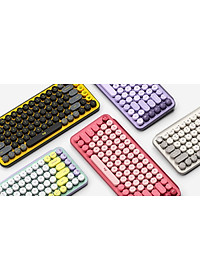 Bàn phím cơ không dây bluetooth | USB Logitech POP KEYS - với 8 phím emoji có thể điều chỉnh, switch tactile, kết nối 3 thiết bị - Hàng chính hãng