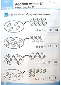 Toán Song Ngữ Tiền Tiểu Học - Sách Luyện Tập 5