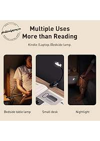 Đèn đọc sách kẹp bàn BASEUS Comfort Reading Mini Clip Lamp không dây cảm ứng