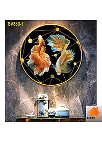 Tranh tròn treo tường, ️XẢ 10 MẪU Tranh tráng gương tròn - tranh tròn tráng gương, tranh tròn trang trí phòng