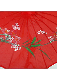 Dù cán gỗ Nhật Bản - Màu đỏ