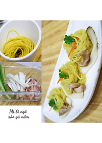 Bún bí đỏ (mì gạo bí đỏ) Nguyên Minh 300gr, bún mì ăn kiêng eat clean