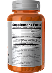 Viên Uống NOW FOODS Amino completeTM 1200mg Phục Hồi Cơ Bắp Chống Dị Hóa Sau Tập Luyện Lọ 120 Viên