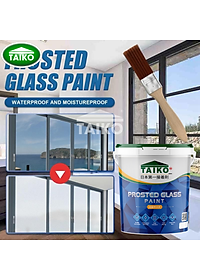 1 Kg Keo Sơn Mờ Kính Chống Nhìn Trộm TAIKOMI, Keo Sơn Bóng Mờ Kính Văn Phòng, Mờ Kính Cửa Sổ, Nhà Tắm, Phòng Ngủ