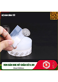 Cuộn Ron Dán Che Khe Cửa,Chân Cửa HT SYS - Lớp Keo Dán 3M Chống Nước - Chống Gió Lùa - Chống Ồn - Bụi Bẩn - Ngăn Côn Trùng -  Cuộn 25mm/35mm/45mm Dài 2 Mét