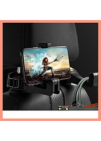 Móc Treo Đồ Kiêm Giá Đỡ Điệu Thoại Xe Hơi TIỆN DỤNG (nhiều màu)