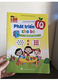 Bộ 8 Cuốn Phát Triển IQ Cho Bé Dành Cho Bé 5-6 Tuổi Bé tập so sánh