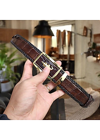 Thắt Lưng Cá Sấu [DÂY LIỀN NGUYÊN CON ĐAN VIỀN THỦ CÔNG RẤT ĐẸP VÀ BỀN]