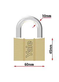 Ổ khóa Yale V140.60 bằng đồng nguyên khối