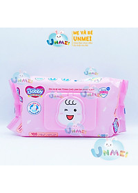 Combo Tiết Kiệm - 4 Gói Khăn Ướt Bobby Care Hương Dịu Nhẹ 100 Tờ/Gói