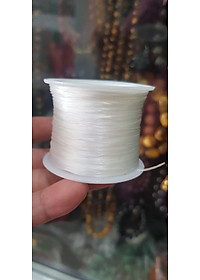 Cuộn Dây Thun CO GIÃN màu Trắng xỏ vòng hạt chuỗi Dây này là dây thun chuyên xỏ vòng chuỗi màu Trắng, có đủ màu Anh Chị đang đeo chuỗi muốn thay dây khác cho vòng thì đặt cuộn Thun chỉ này nhé