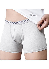 Combo 3 quần lót nam Boxer sợi Organic mềm mịn thoáng mát co giãn 4 chiều MRM Manlywear ( TẶNG Đôi Tất Nam Cao Cấp Giao Ngẫu Nhiên)