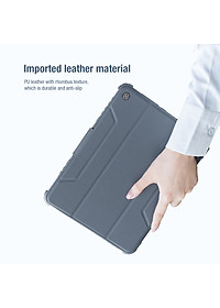 Bao da dành cho iPad Pro 11 inch (2021) M1 có nắp bảo vệ camera Nillkin Bumper Leather -  Hàng chính hãng