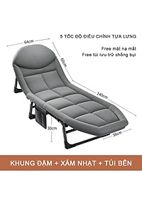 Giường Ngủ Văn Phòng Gấp Gọn, Giường Xếp Thông Minh Di Động Nằm Nghỉ Trưa Tiện Ích. Khung Thép Sơn Tĩnh Điện - Hàng chính hãng Anh Lam Store