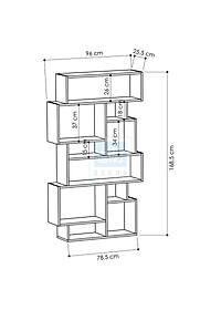 Kệ Gỗ Trang Trí Để Sách Và Đồ Trang Trí Thương Hiệu SIB Decor KS283