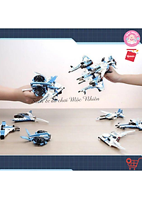 Đồ Chơi Lắp Ráp Xếp Hình Qman 41106 - Biệt Đội Tiên Phong - Máy Bay Chiến Đấu Thiên Hà