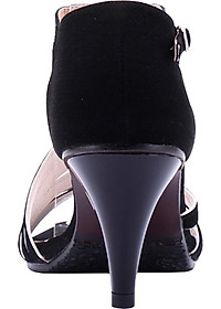 Giày Sandal Nữ Cao Gót Huy Hoàng HT7061 - Đen