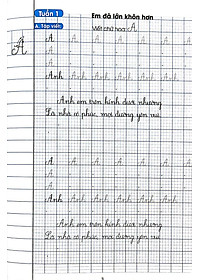 Vở Luyện Viết Lớp 2 - Tập 1 (Chân Trời Sáng Tạo)