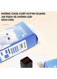 Thùng 10 bịch giấy treo đa năng 4 lớp 1000 tờ GiaGia, Top Gia, Khăn rút vệ sinh treo tường