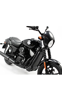 Mô Hình Xe Harley Davidson 2015 Street 750 Black 1:12 Maisto