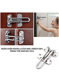Chốt khóa cửa trượt an toàn cho căn hộ phòng ngủ HOBBY Home Decor KCT1