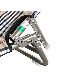 GHẾ - GIƯỜNG XẾP  DUY LỢI INOX CỠ ĐẠI (TẶNG 10 MÓC ÁO KÉP NHỰA CAO CẤP DUY LỢI)