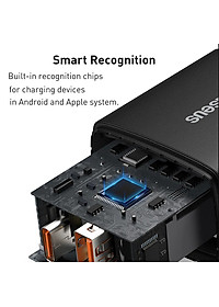 Cóc sạc  Baseus Compact Quick  nhỏ gọn 20W (USB + Type C Dual Port, 20W PD/QC 3.0 Multi Quick Charge Support) cho iPhone 12/iP11/XS Max, Android .. - Hàng chính hãng