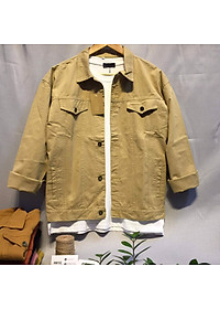 ÁO KHOÁC JEAN KAKI UNISEX CAO CẤP - NHIỀU MÀU
