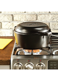 Bộ Nồi Chảo Gang Lodge Lodge 26cm (4.73L)