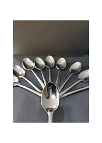Bộ 10 Muỗng Inox Cán Dài Cho Gia Đình / Quán Ăn Chính Hãng TOKDODO