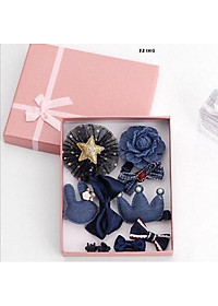 Hộp 10 Phụ Kiện Kẹp Tóc Băng Đô Cho Bé Gái Kute