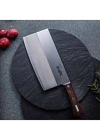Dao chặt cao cấp Sumikama 195mm bản rộng chuyên chặt/thái sắc bén - Hàng nội địa Nhật Bản