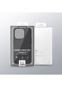Ốp lưng sần chống sốc cho iPhone 14 Pro / 14 Pro Max mặt lưng nhám hiệu Nillkin Super Frosted Shield Pro cho khả năng chống sốc cực tốt, chất liệu cao cấp, mặt lưng nhám sang trọng - Hàng nhập khẩu