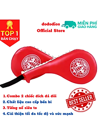 combo 2 đích đá đấm boxing teakwondo, Karate, vovinam, Muay Thái, Vstar, tập võ thuật, combo 2 Vợt Đá Đôi Vợt Đá Đơn (ĐƠN VỊ TÍNH: 1 CÁI) Taekwondo Vovinam Cổ Truyền Kích BOXING- Chính hãng dododios, 