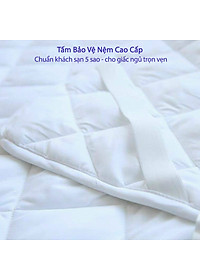 Tấm Bảo Vệ Nệm Chống Thấm Nước Cao Cấp Chuẩn Khách Sạn 5 Sao Tấm Lót Nệm Giường Ngủ Chống Thấm Bảo Vệ Nệm Trải Giường Cao Cấp Tấm Bảo Vệ Nệm Đệm Mỏng Lót Giường Ngủ Chống Thấm Cho Bé
