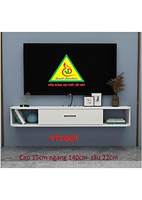 Kệ Ti Vi Treo Tường Trang Trí VTVG09 - Nội Thất Lắp Ráp
