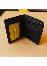 Ví/ Bóp Nam Dáng Đứng Màu Đen Dành cho Nam Da Bò Cao Cấp, Thiết Kế Tinh Tế, Thời Trang 2020 - ORCO (Kích thước 12 cm x 9 cm)