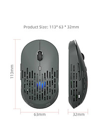 Chuột Không Dây HXSJ T38 Sạc Điện Wireless 2.4Ghz DPI 1600 - Hàng Chính Hãng