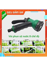 Vòi xịt nước tưới cây rửa xe 8 chế độ 206815