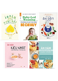 Combo Sách Ăn dặm kiểu nhật, Ăn dặm không phải cuộc chiến, Phương pháp ăn dặm bé chỉ huy, Ăn dặm không nước mắt, Sổ tay ăn dặm của mẹ (Trọn bộ 5 cuốn)