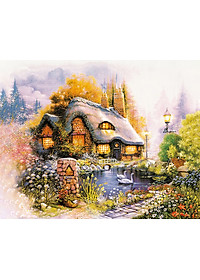 Bộ tranh xếp hình cao cấp 500 mảnh ghép – Ngôi Nhà Hạnh Phúc