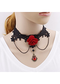 Vòng cổ choker rose King&Queen nổi bật dạ tiệc