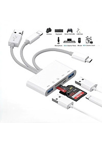 Đầu Đọc Thẻ Nhớ SD TF Micro SD Chân Type C Type A USB 3.0 Dùng Cho iPhone, iPad, Điện Thoại Android, Máy Tính, PC, Laptop, Máy Ảnh – Hàng Nhập Khẩu