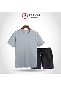 Bộ Quần Áo Thể Thao Nam FASVIN TS24625+Q25475.HN Hàng Nhà Máy Chất Liệu Mềm Mại Phom Dáng Đẹp
