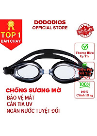 Kính bơi chống sương mờ dododios, chống UV, 100% silicone mềm mại, thiết kế không trơn trượt, độ co giãn, siêu bền