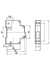 Cầu Dao Chống Giật 2 Pha Dobo Electric Korea (32A - 30mA) - Trắng