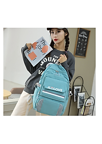 Balo nữ sinh đi học không thấm nước cao cấp phong cách hàn quốc 15.6"